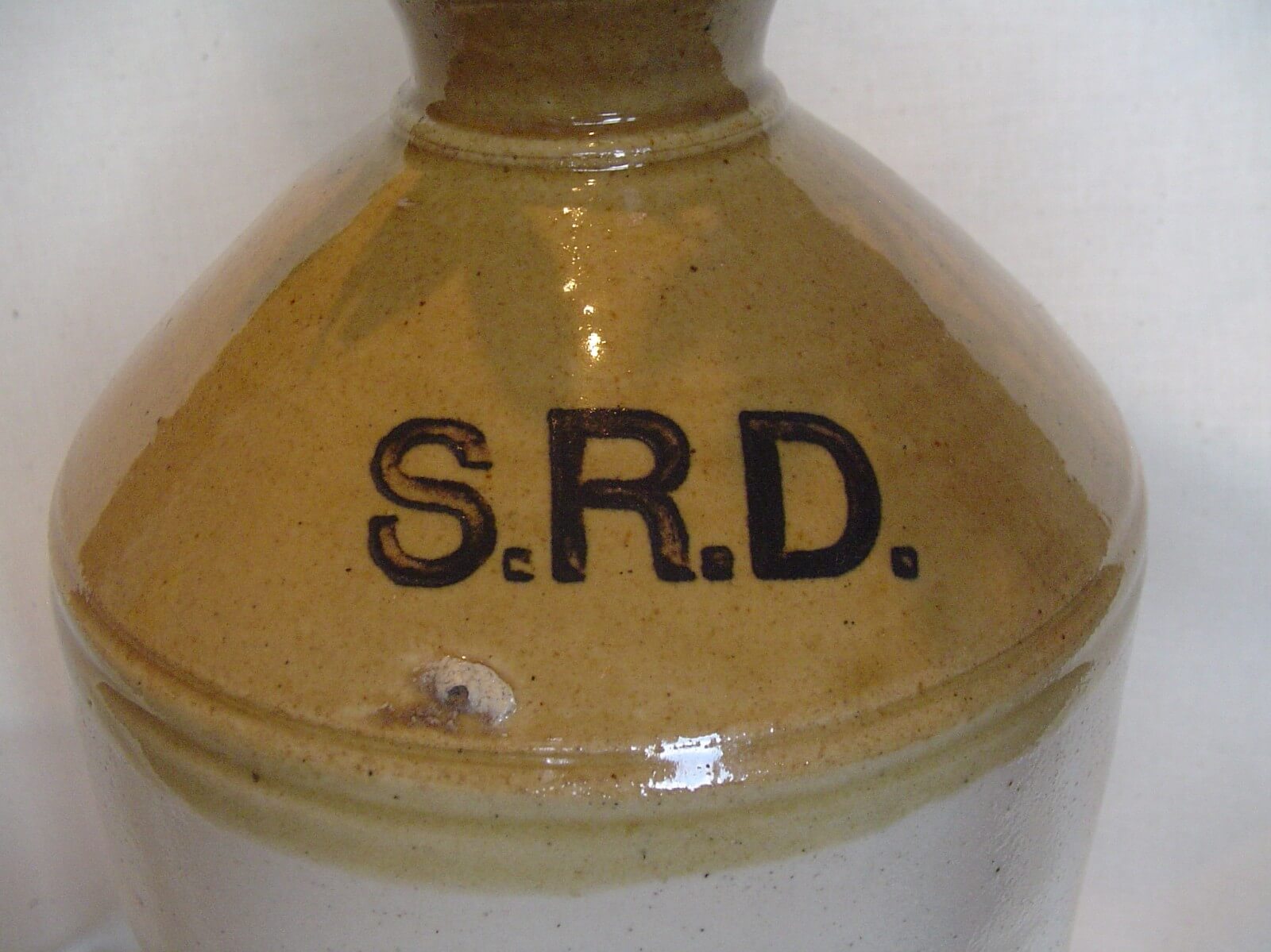 Britse rum jar S.R.D. wo1 eerste wereldoorlog