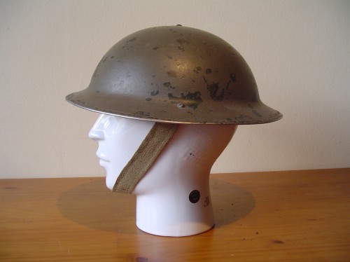 Engelse helm uit de tweede wereldoorlog uit 1943