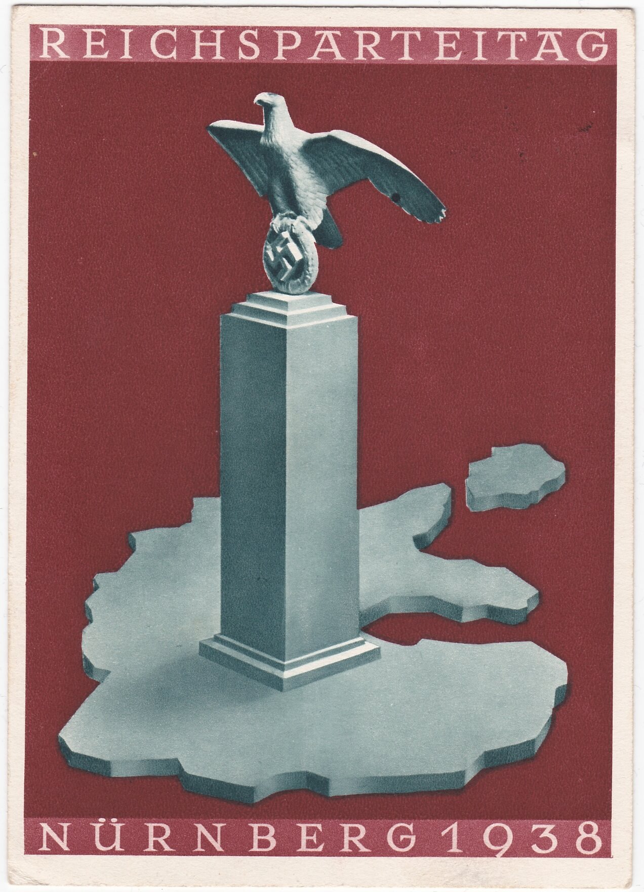 postkaart Reichsparteitag Nurnberg 1938